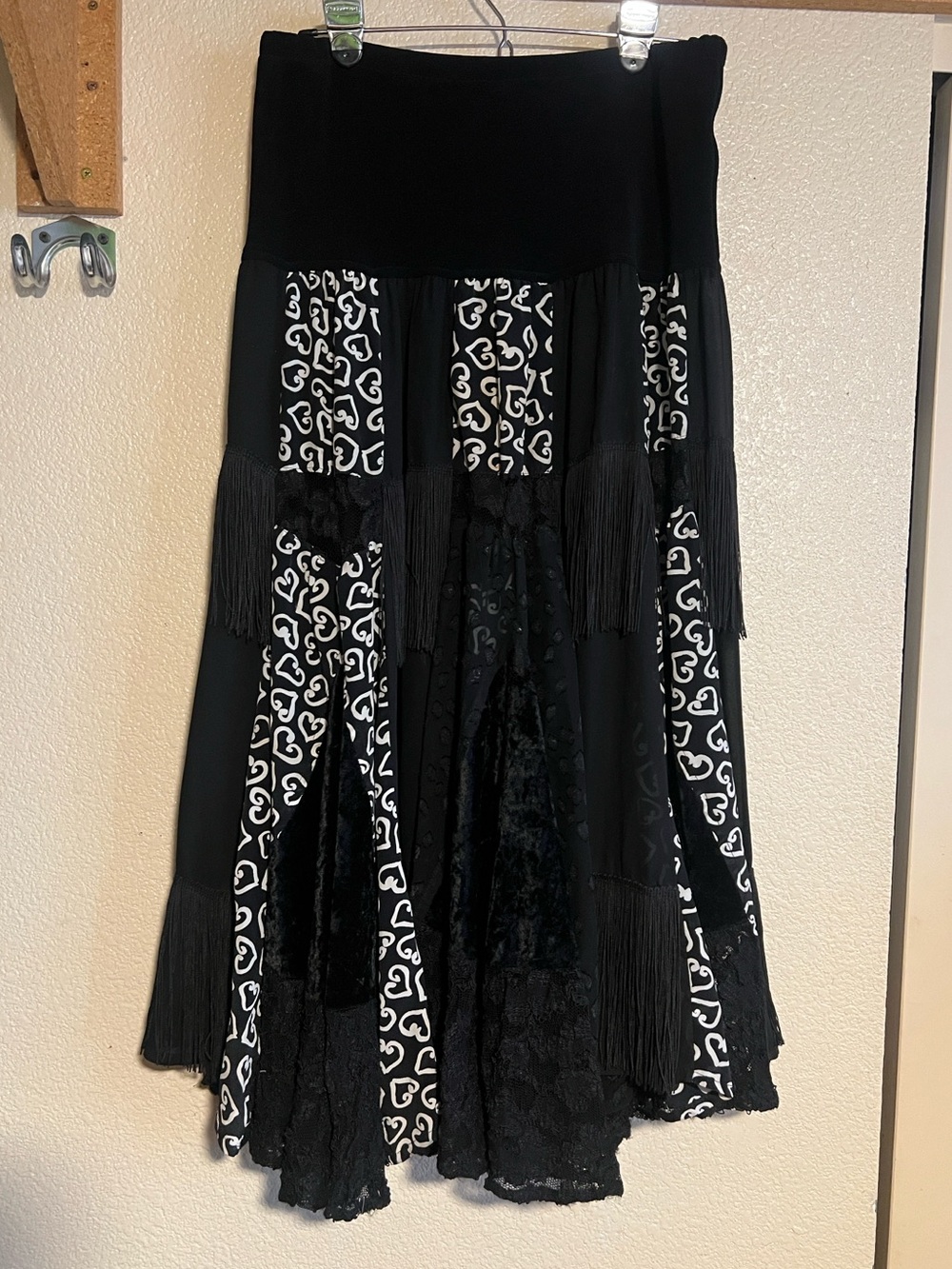 Vintage DELAH McKAY Mixed Fibers Maxi Skirt